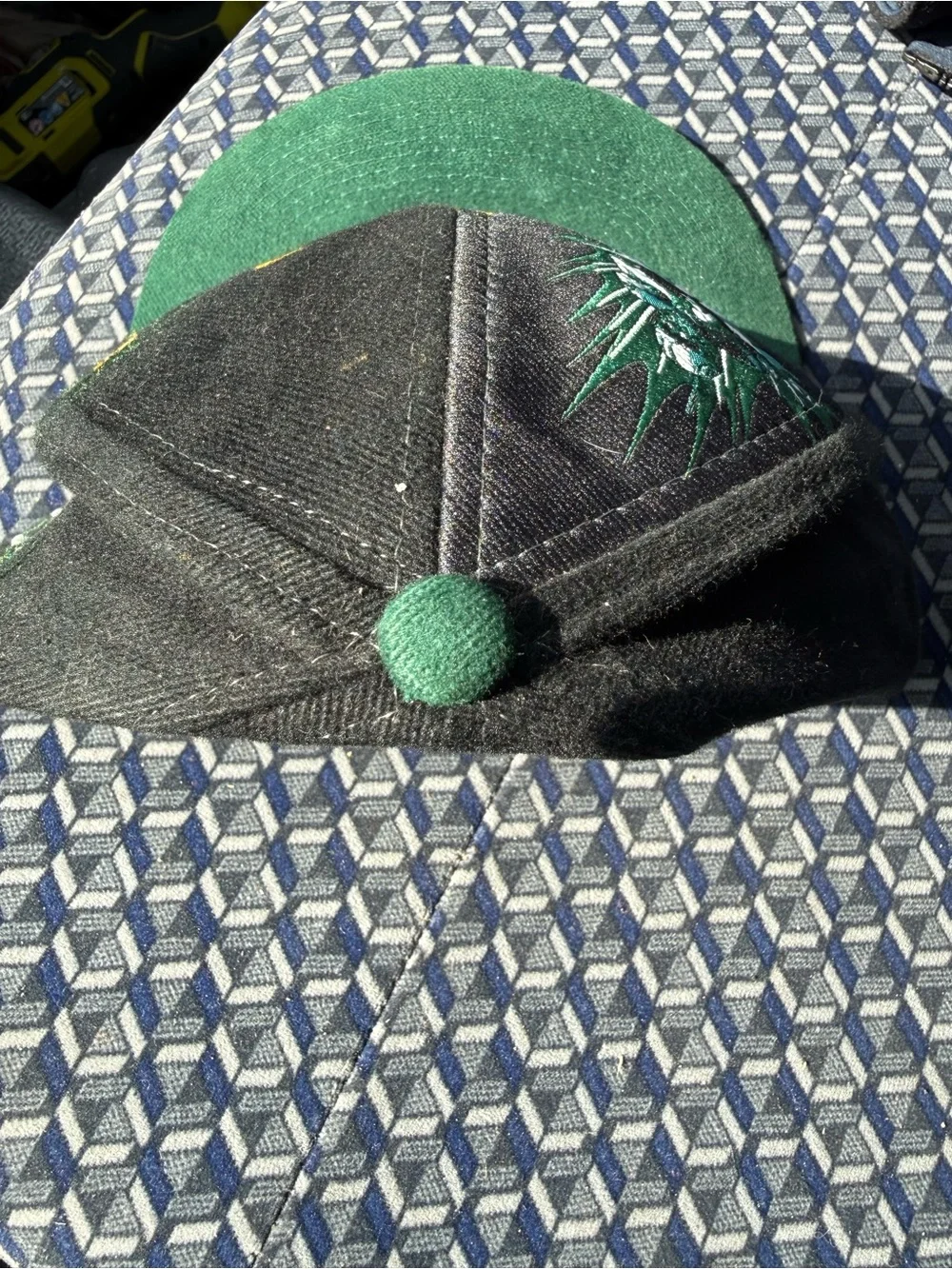 VTG 90s Green Bay Packers SnapBack Hat Brett Favre Snap Back Green Rare